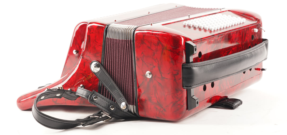 Hohner Accordions Hohnica 1305-RED 34-Key Entry-Level Piano Accordion (Red) (Used)