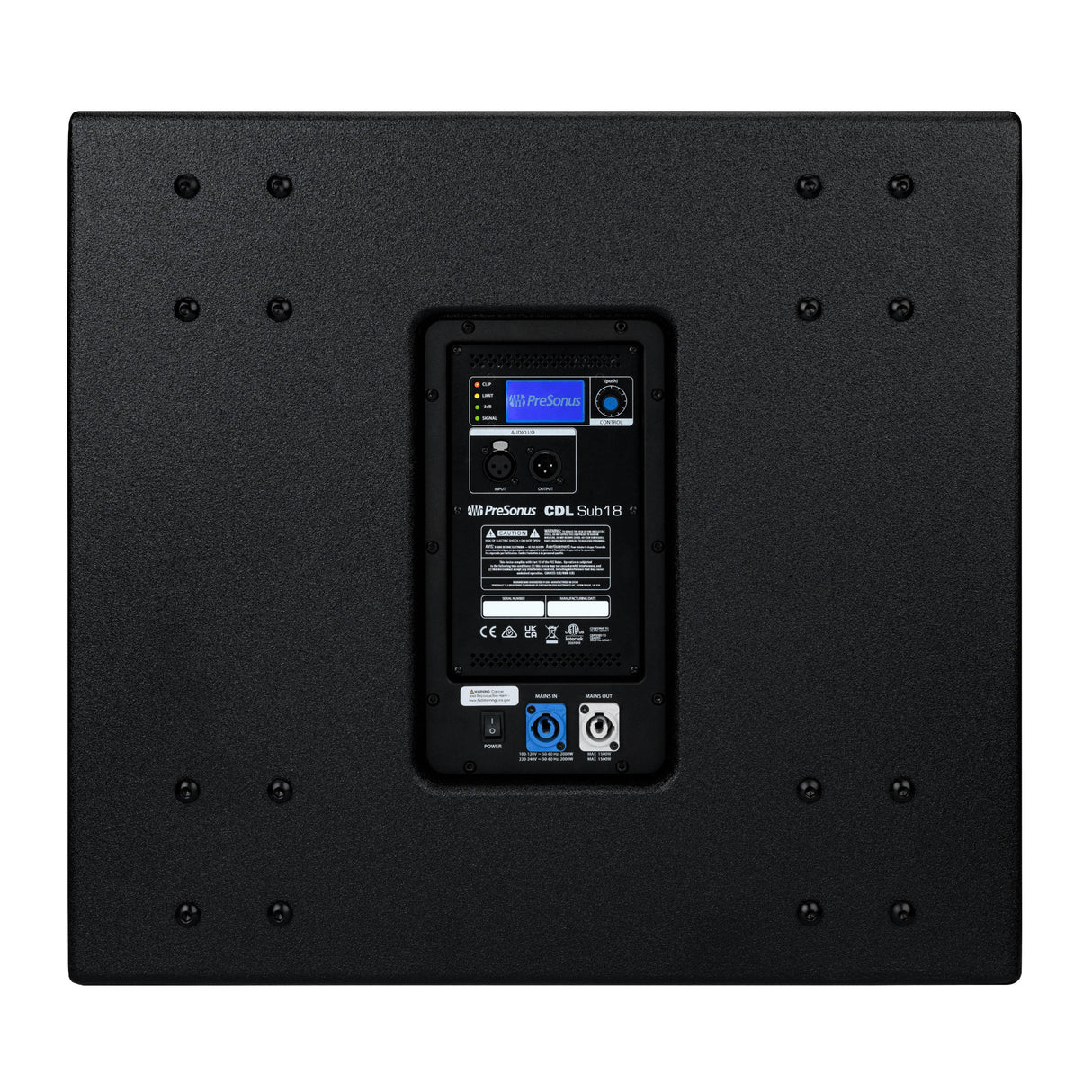 PreSonus CDL Sub18 18-Inch 1000W Active Powered Subwoofer