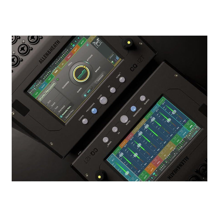 CQ-12T Ultra-Compact 12-In/8-Out 96kHz Digital Mixer with Bluetooth (Black)