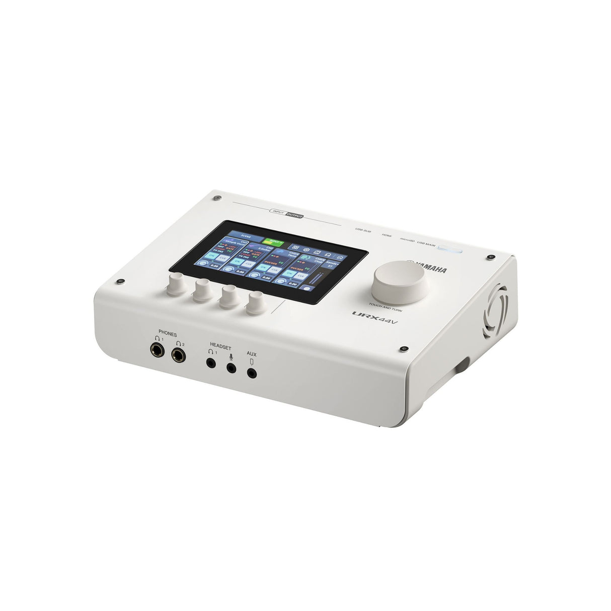 Yamaha URX44V 6 in/4 out Dual USB-C Audio/Video Interface (White)