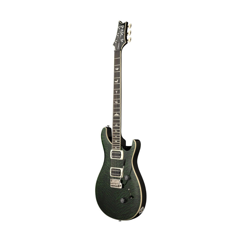 PRS SE Custom 24 Quilt Electric Guitar HH with Quilted Maple Top and 85/15 S Pickups (Teal Black)