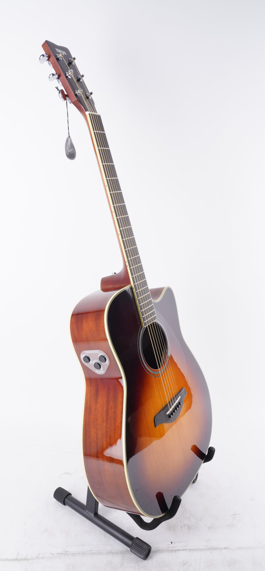 Yamaha TransAcoustic Dreadnought 6-String Guitar (Right, Handed, Brown Sunburst) (Open Box)