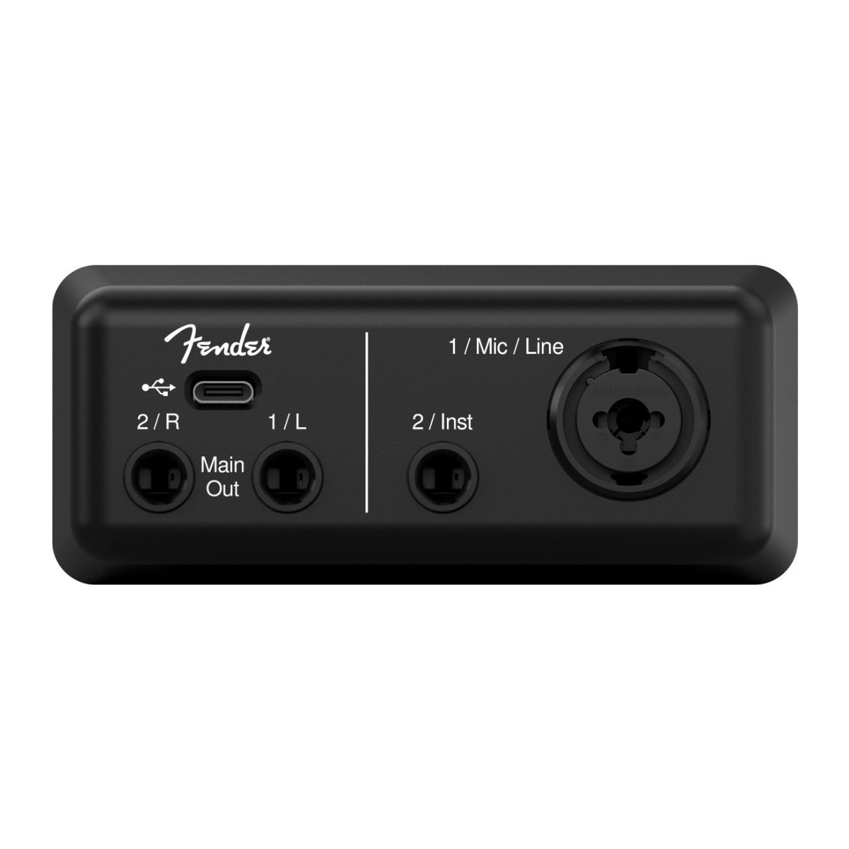 Fender AudioBox GO USB C Audio Interface with Instrument Input (Black)