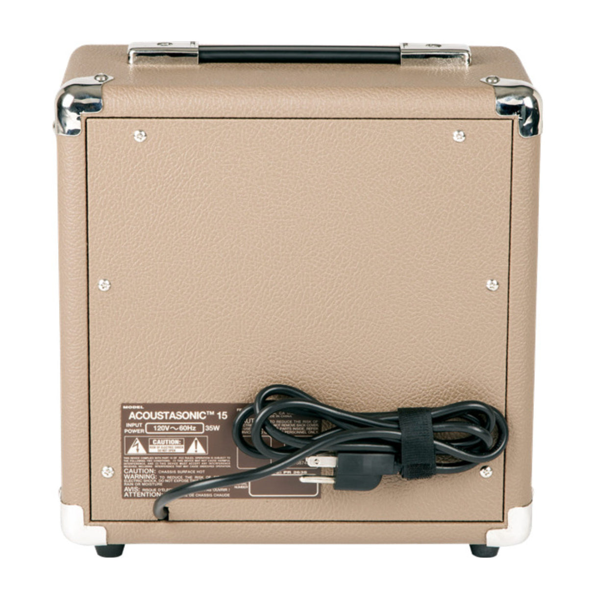 Fender Acoustasonic 15 120V 15 Watt Acoustic Guitar Amplifier (Brown and Wheat)