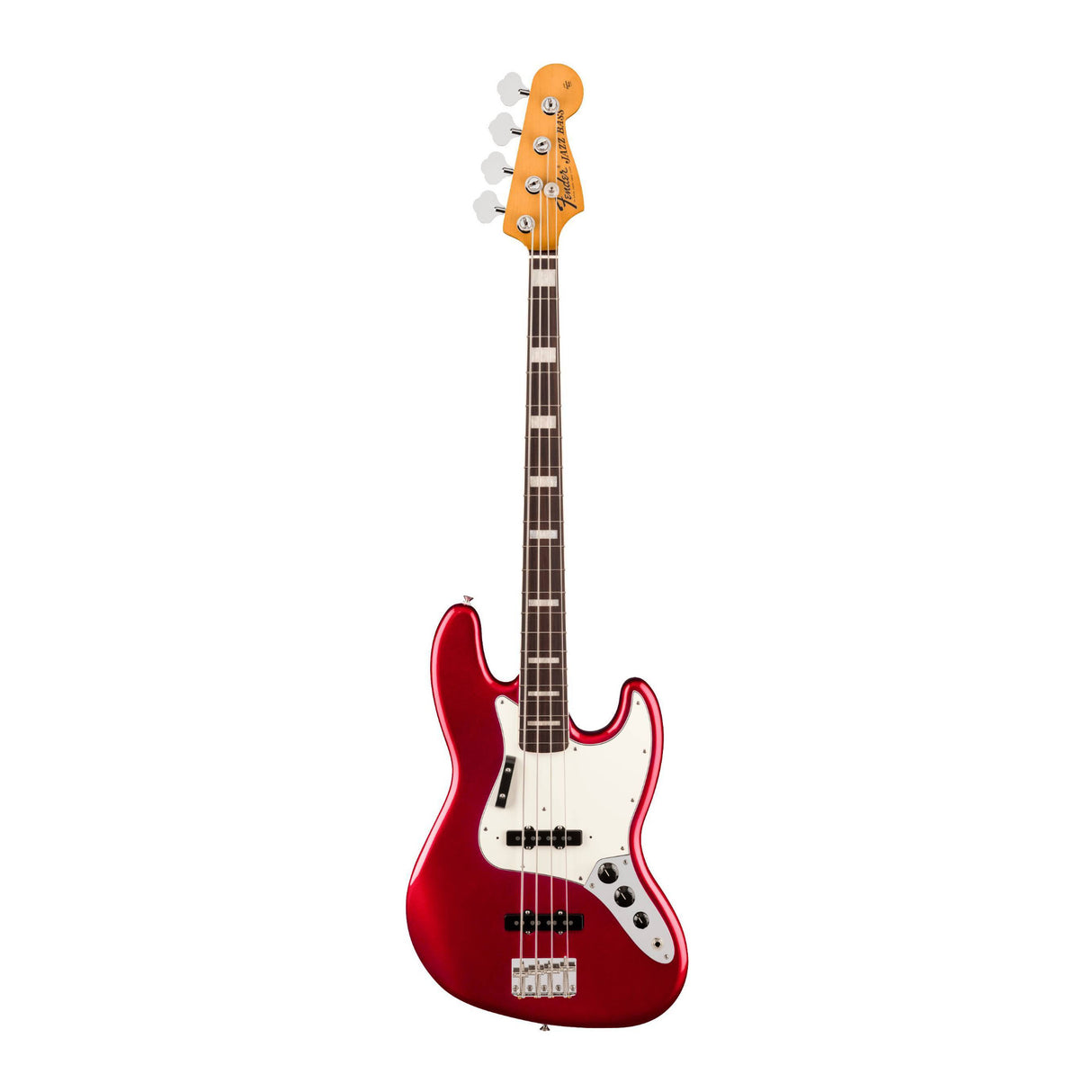 Fender Vintera III Early '70s Jazz 4-String Bass Guitar (Candy Apple Red)