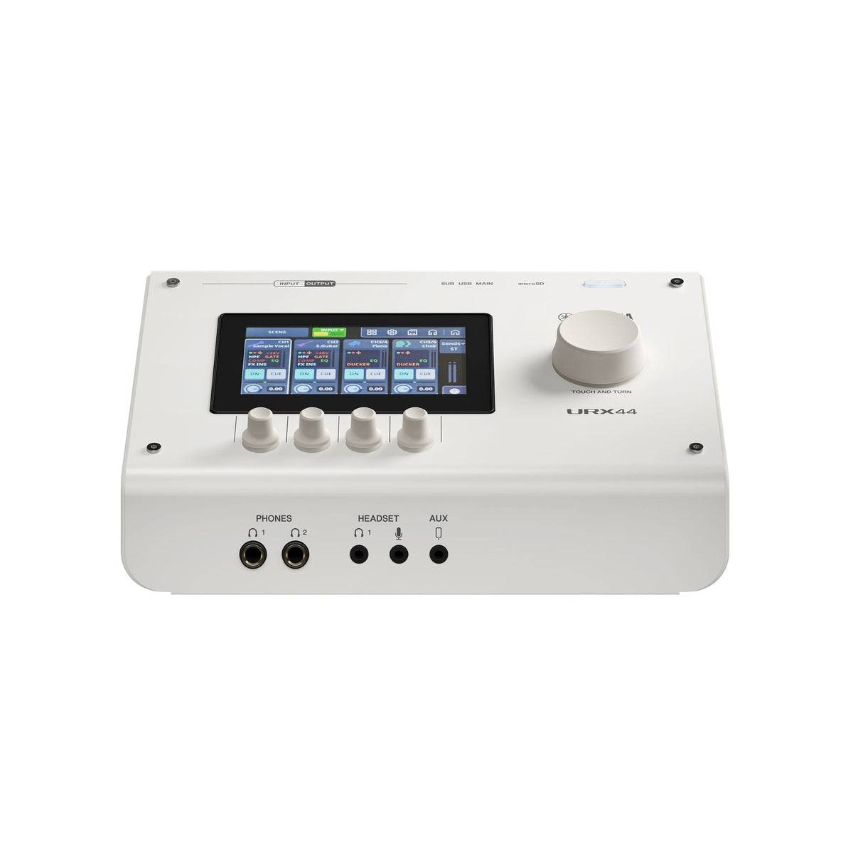 Yamaha URX44 USB-C Audio Interface (White) (Open Box)