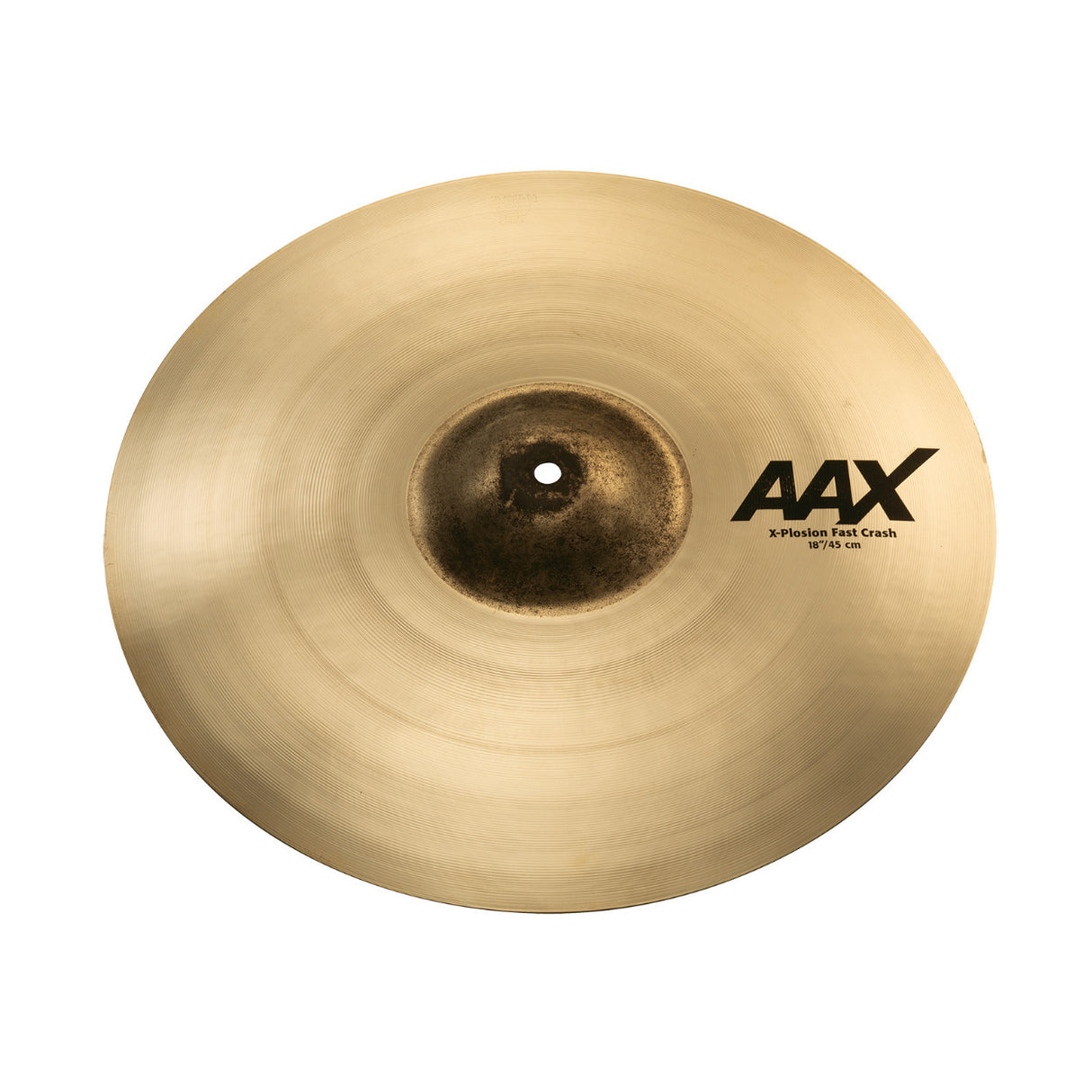 Sabian 18 Inch AAX X-Plosion Fast Crash Cymbal B20 Bronze w/ Thin Explosive Tone