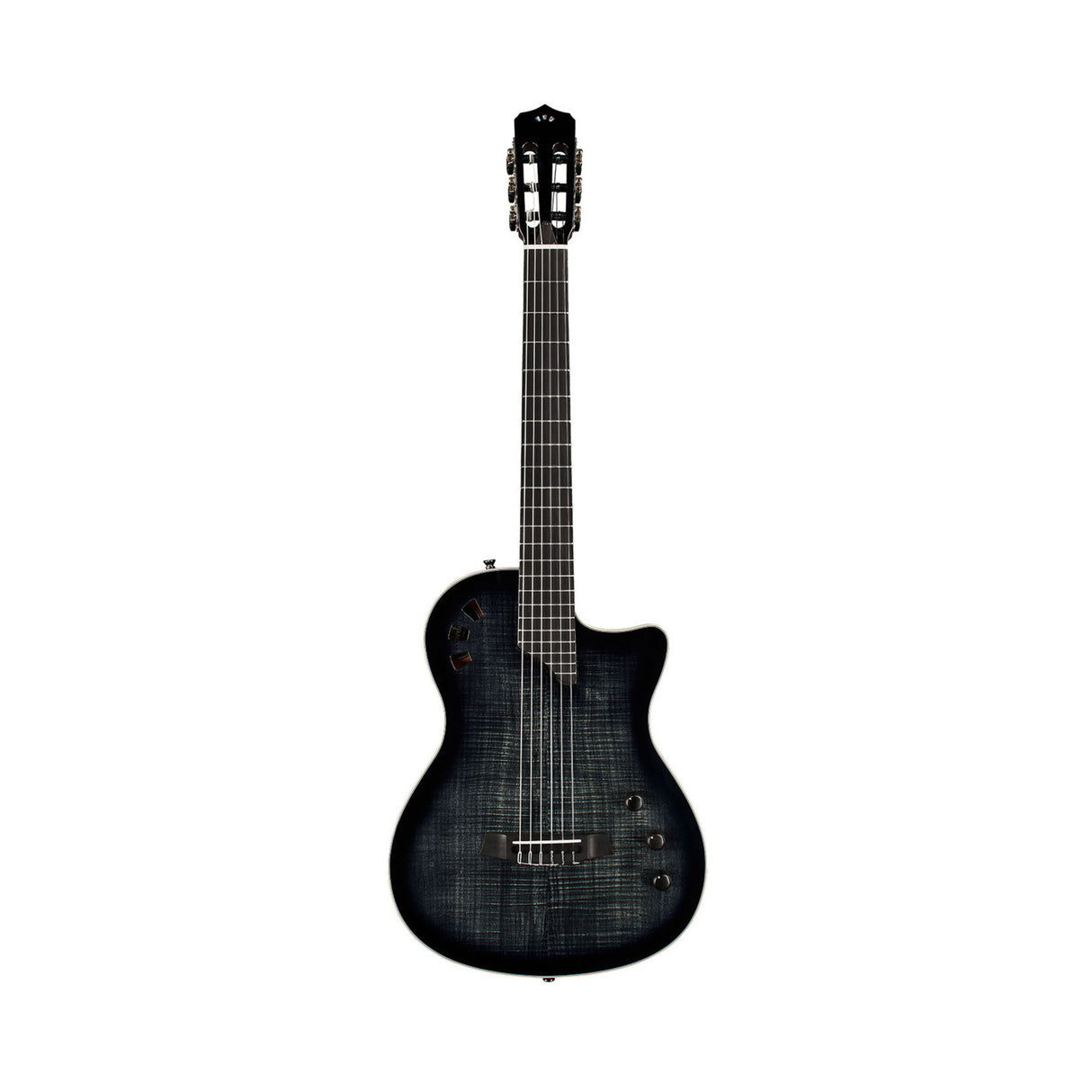 Cordoba Stage Nylon 6-String Electric Guitar with Gig Bag (Black Burst)