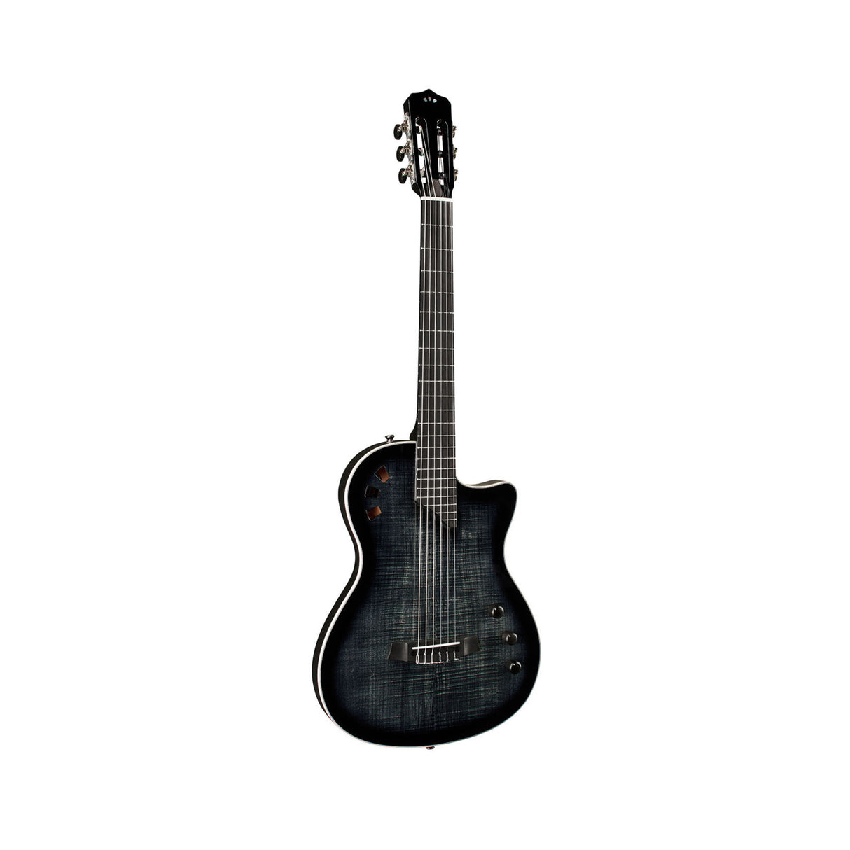 Cordoba Stage Nylon 6-String Electric Guitar with Gig Bag (Black Burst)
