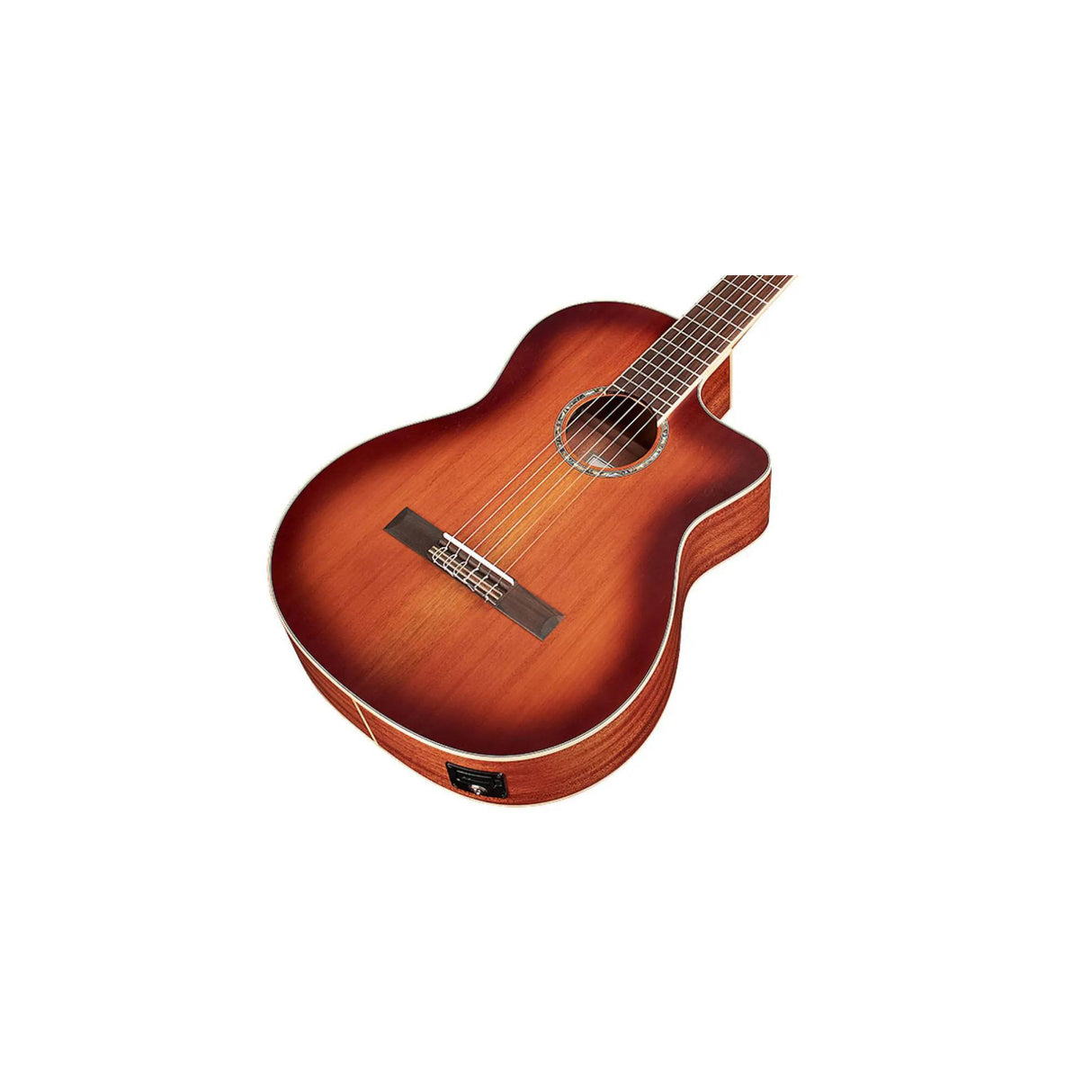 Cordoba C4-CE African Mahogany 6-String Electric Guitar (Edge Burst)