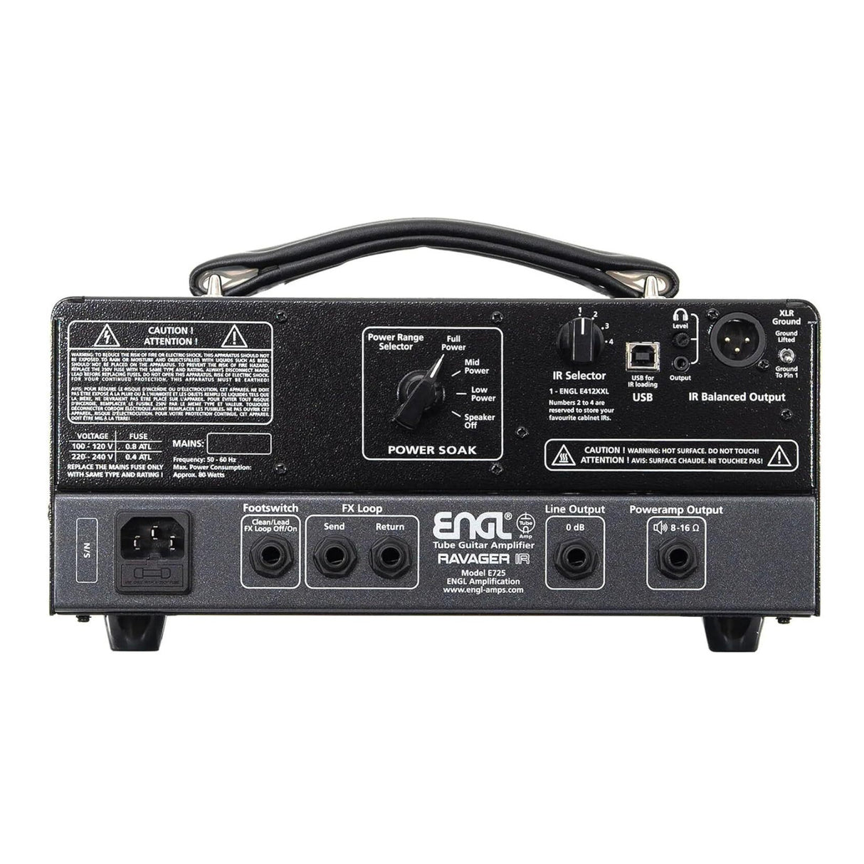 ENGL RAVAGER IR E725 20W Tube Amp with IR Loader Compact Guitar Amplifier