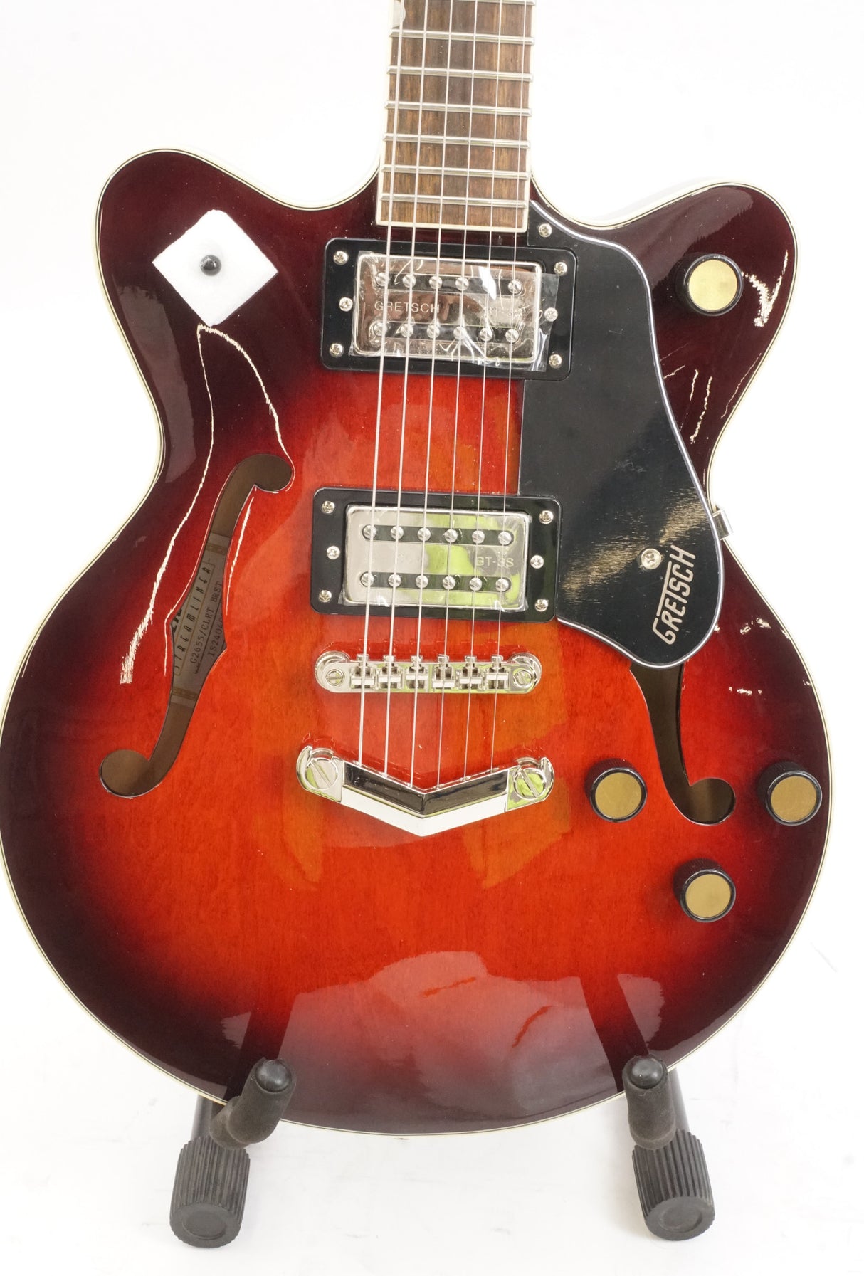 Gretsch G2655 Streamliner Center Block Jr. Electric Guitar (Claret Burst) (Used)