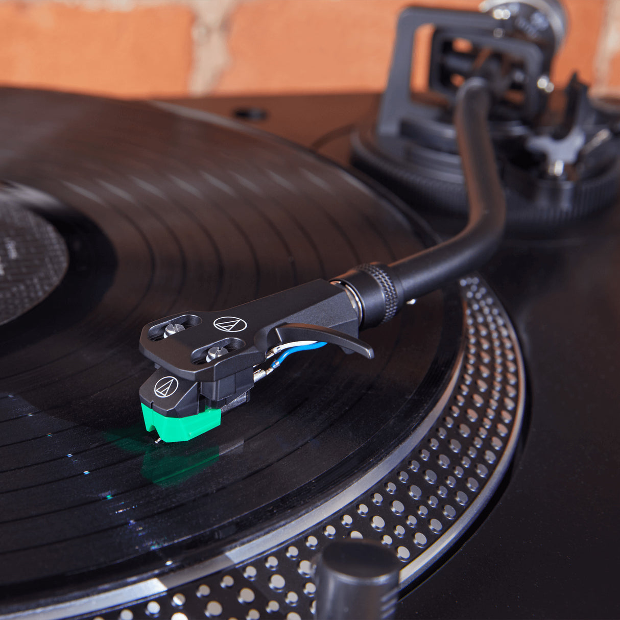 Audio-Technica AT-LP120XUSB Analog Turntable (Black) with Amplifier System