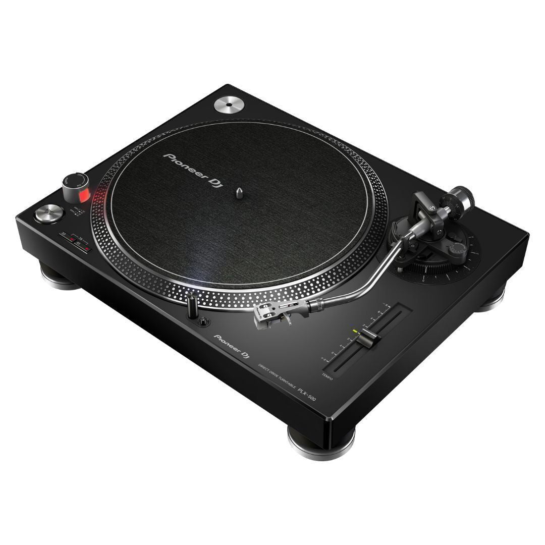 Pioneer DJ PLX-500 Direct Drive USB Turntable with Desktop Amplifier System