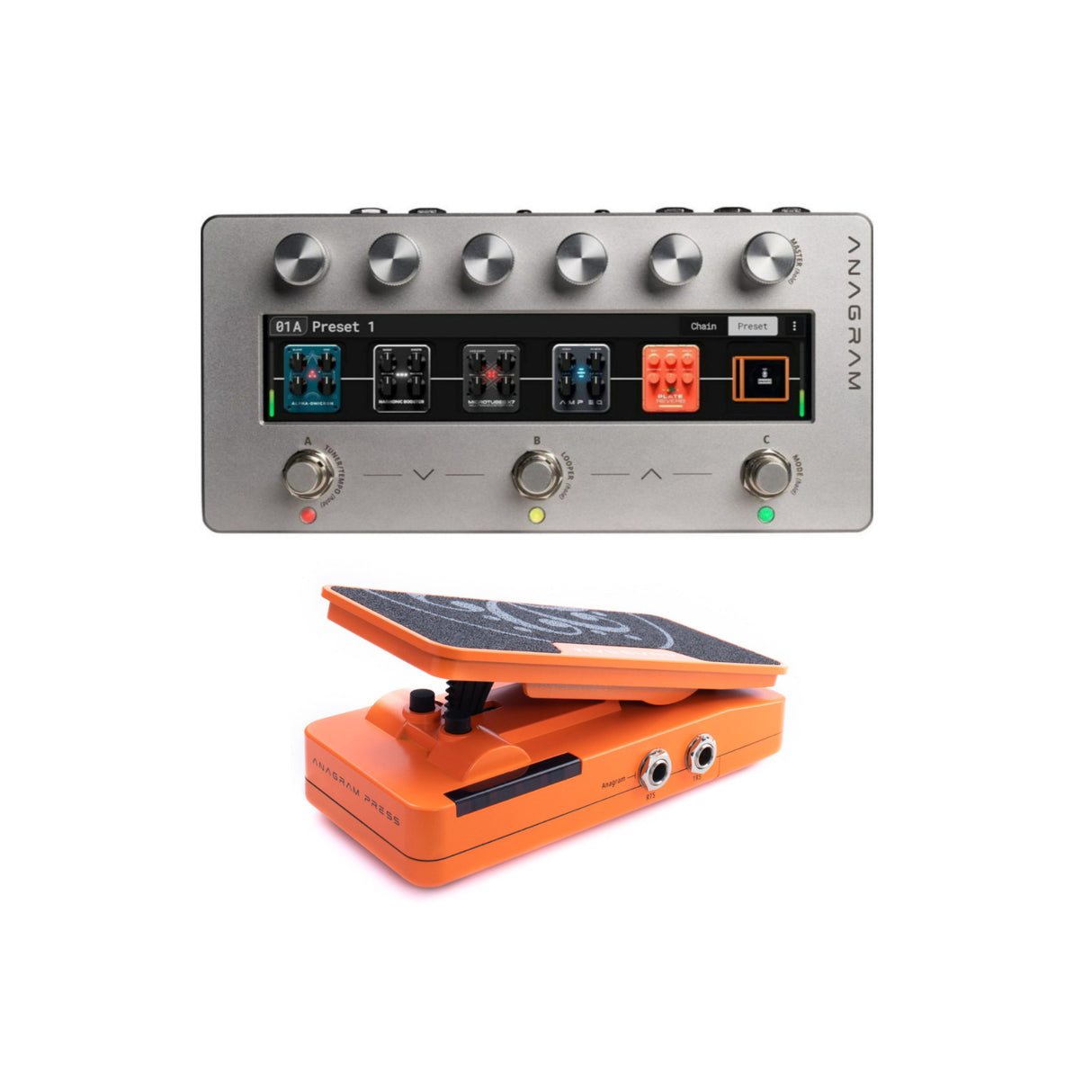 Darkglass Anagram Bass Multi-Effects Unit Pedal with Bass Press Expression Pedal