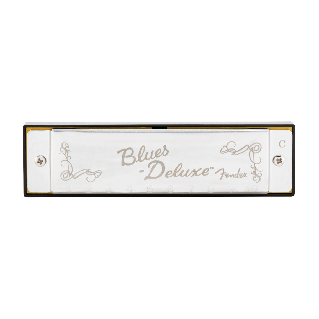 Fender Blues Deluxe Harmonicas, Key of C with Blister Card Package Included