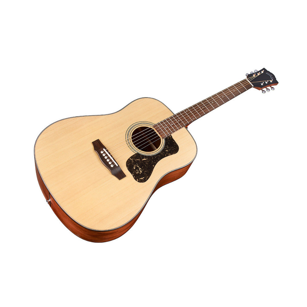 Guild D-340 Natural Acoustic Guitar with Spruce Top and Mahogany Body
