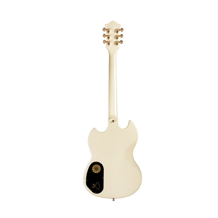 Guild Polara Kim Thayil Electric Guitar with Mahogany Body (Vintage White)