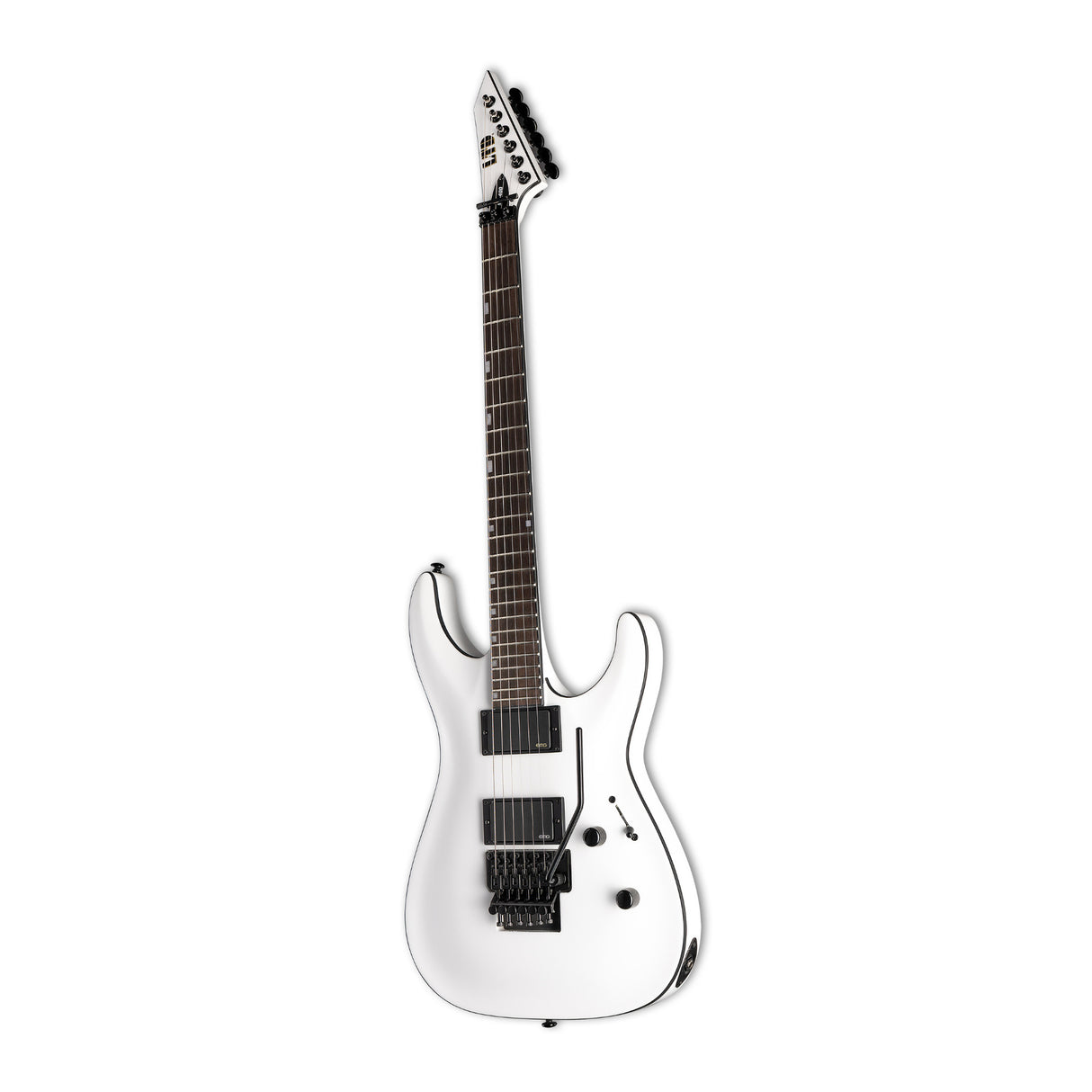 ESP LTD MH-400 Snow White Electric Guitar with EMG Pickup and Floyd Rose Tremolo