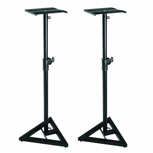 Yamaha HS5 Powered Studio Monitors (Pair) Bundle with Samson Monitor Stands