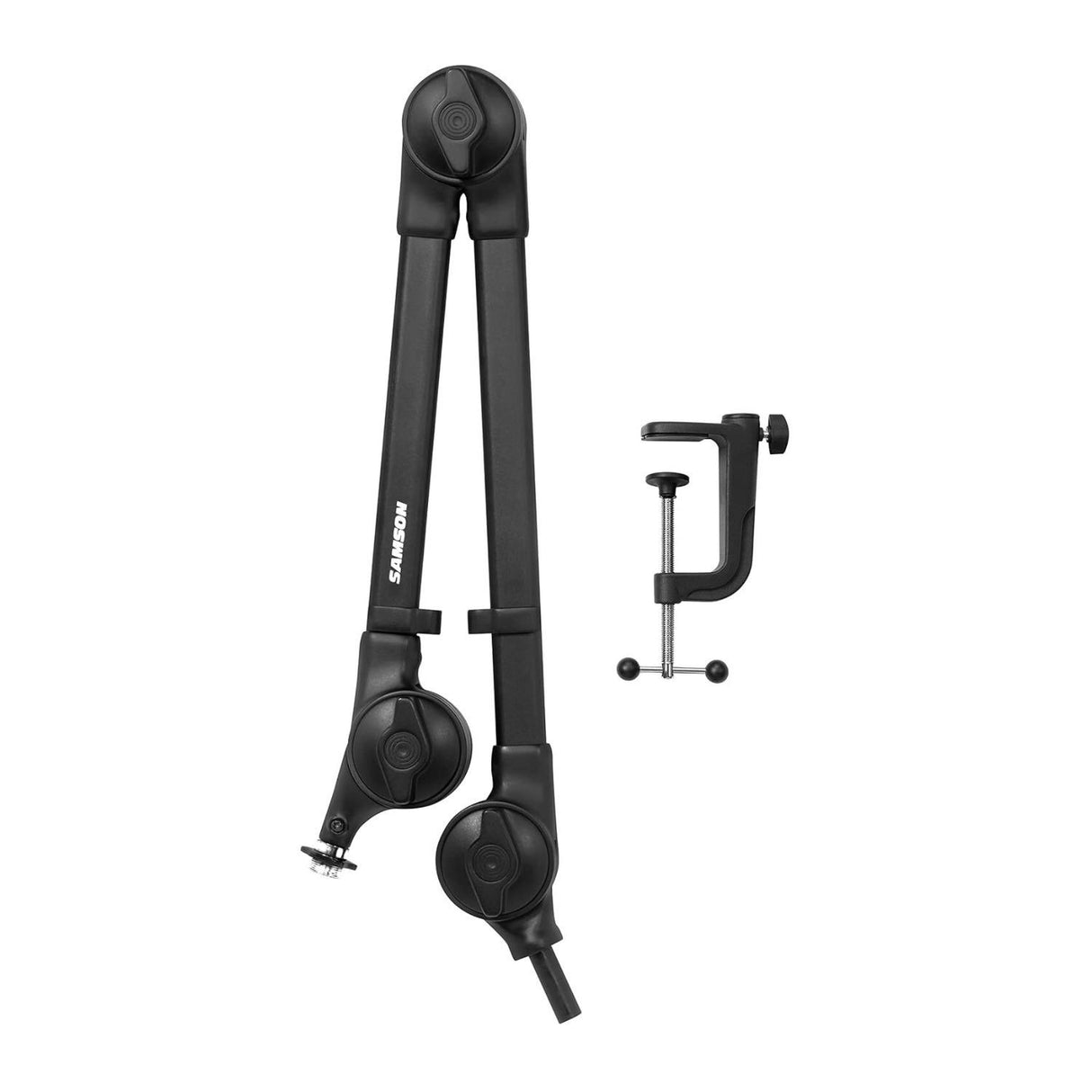 Samson MBA26 Microphone Boom Arm 26 Inch Aluminum Desktop Clamp Stand (Black)