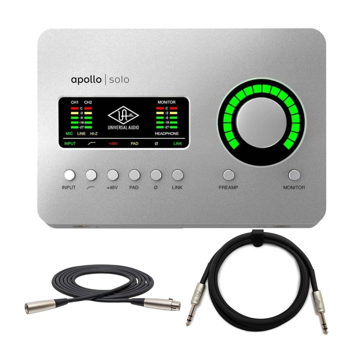 Universal Audio APLS-HE Apollo Solo Recording Interface. Heritage Edition Bundle (Open Box)