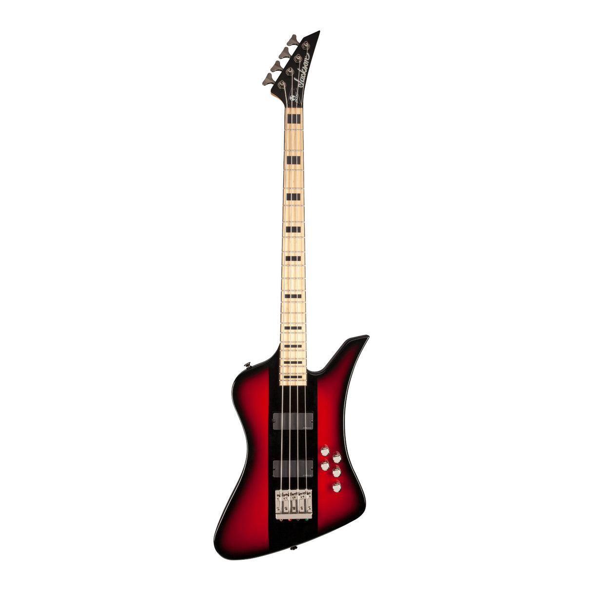Jackson X Series Signature David Ellefson Kelly Bird IV Bass Guitar (Red Stripe)