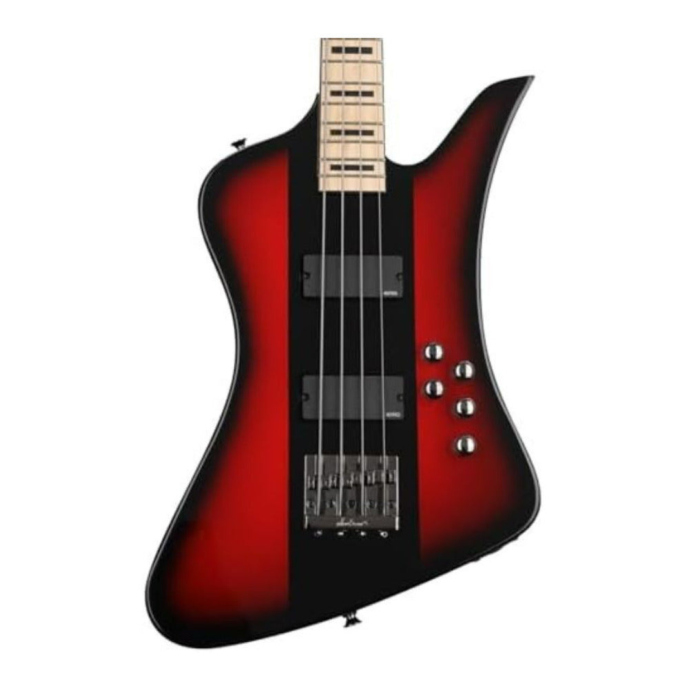 Jackson X Series Signature David Ellefson Kelly Bird IV Bass Guitar (Red Stripe)