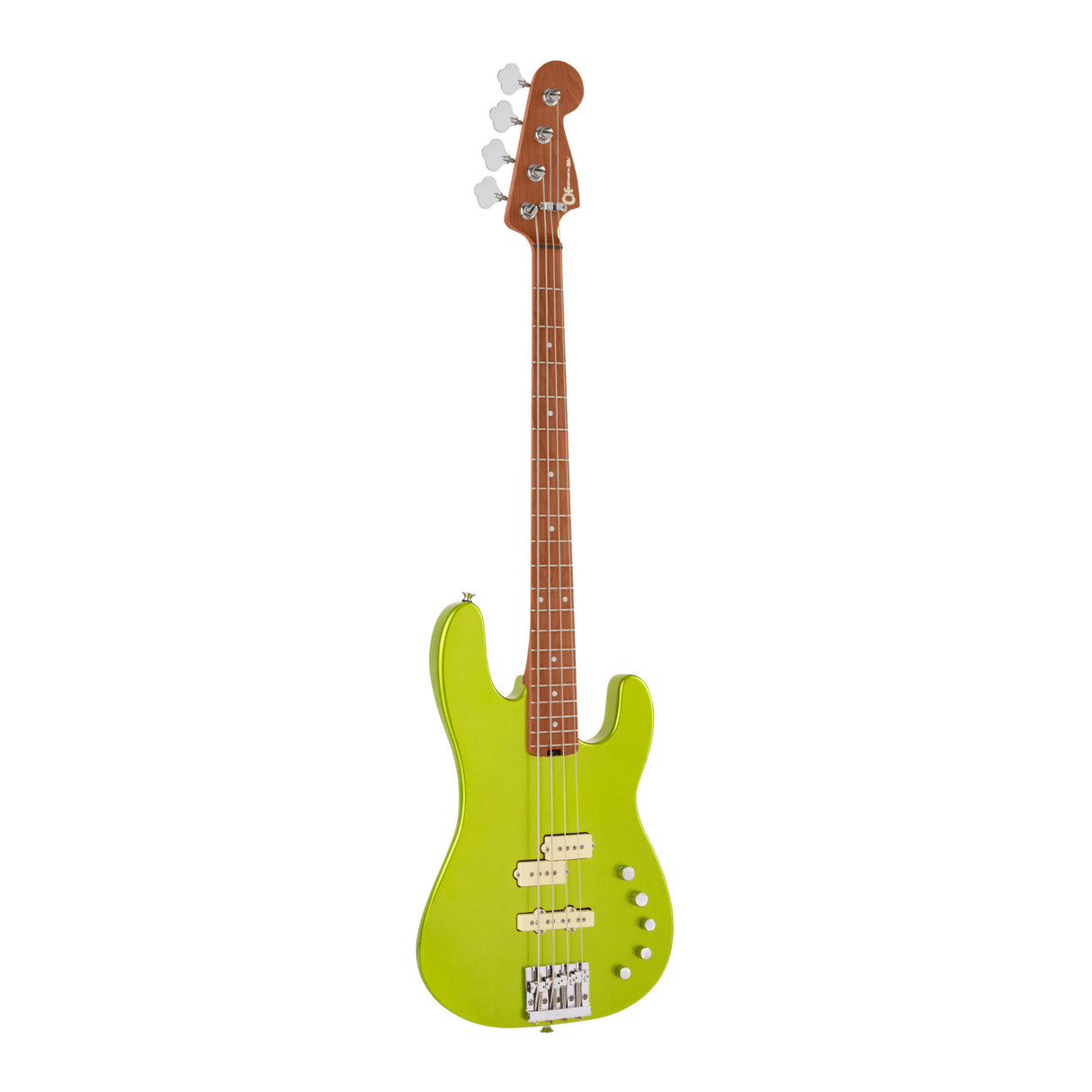 Charvel Pro-Mod San Dimas PJ IV Electric Bass Guitar (Lime Green Metallic)