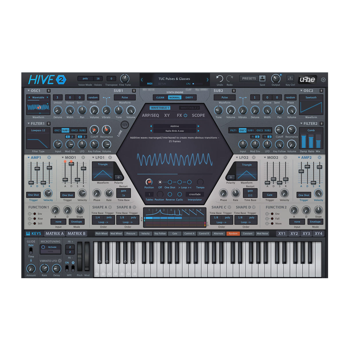 u-He Hive 2 Virtual Synthesizer Plugin for Music Production and Sound Design