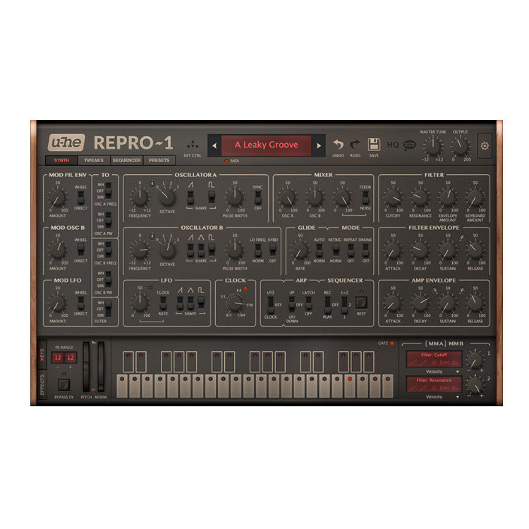 u-He Repro Vintage Analog Synth Plugin with Repro-1 and Repro-5