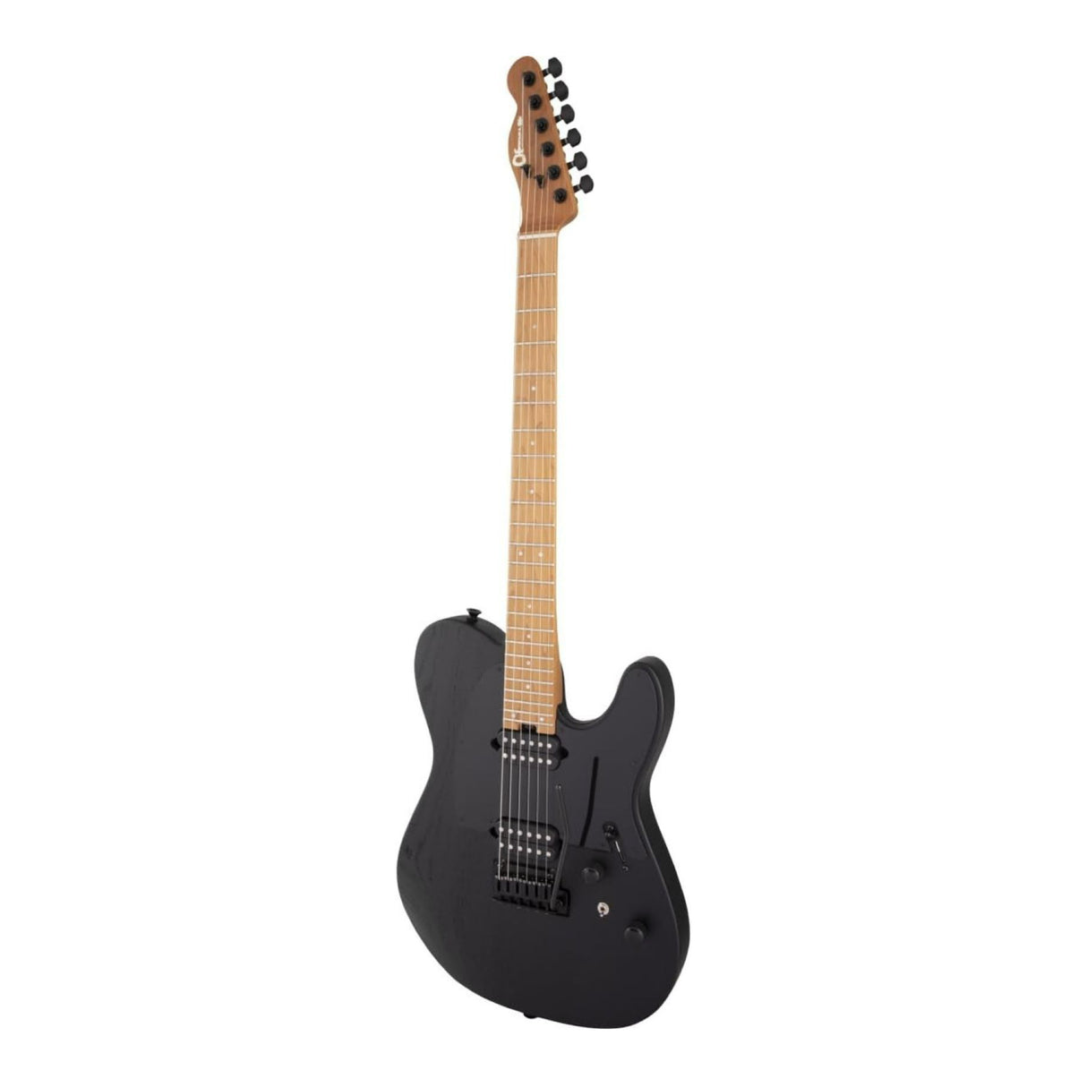 Charvel Pro-Mod So-Cal Style 2 24 HH 2PT CM Ash Electric Guitar (Black Ash)