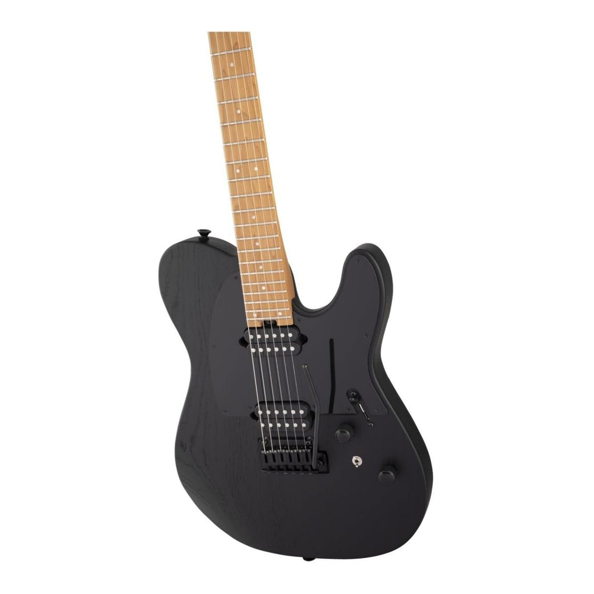 Charvel Pro-Mod So-Cal Style 2 24 HH 2PT CM Ash Electric Guitar (Black Ash)