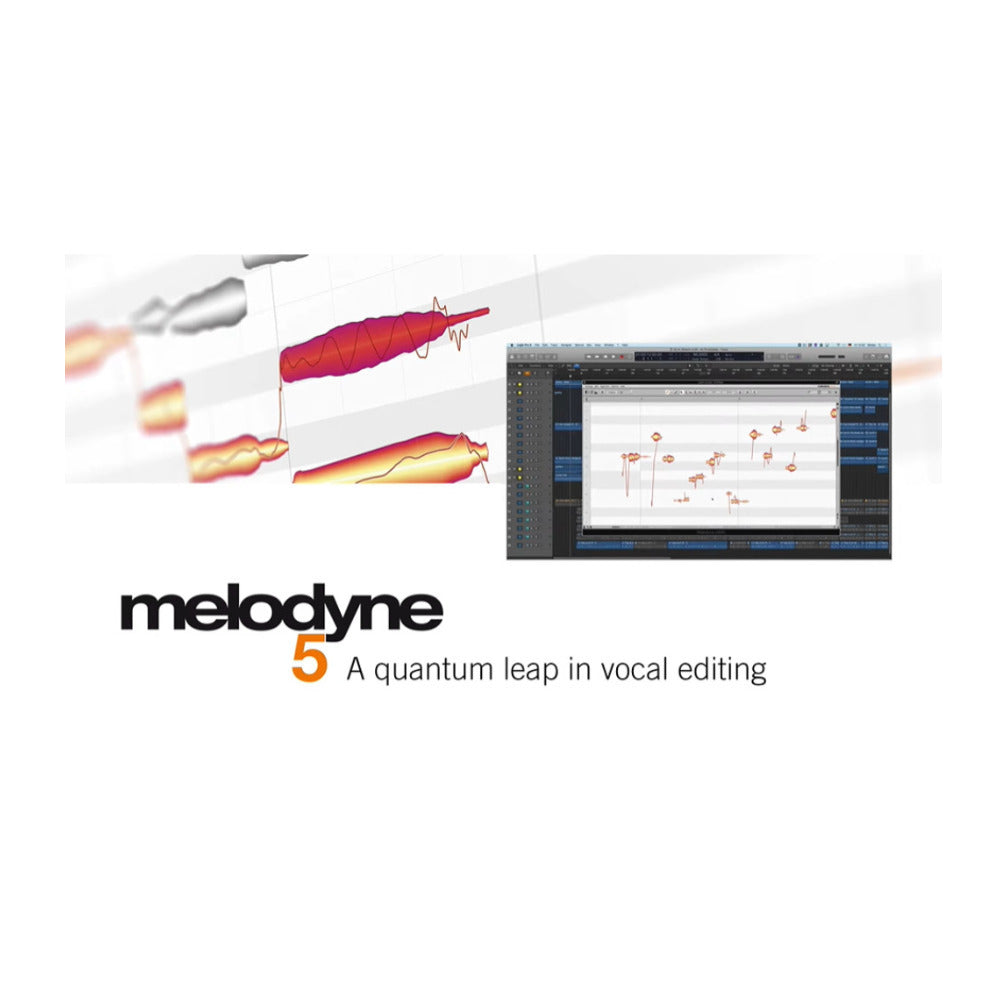 Melodyne 5 Studio Audio Editing and Pitch Correction Software