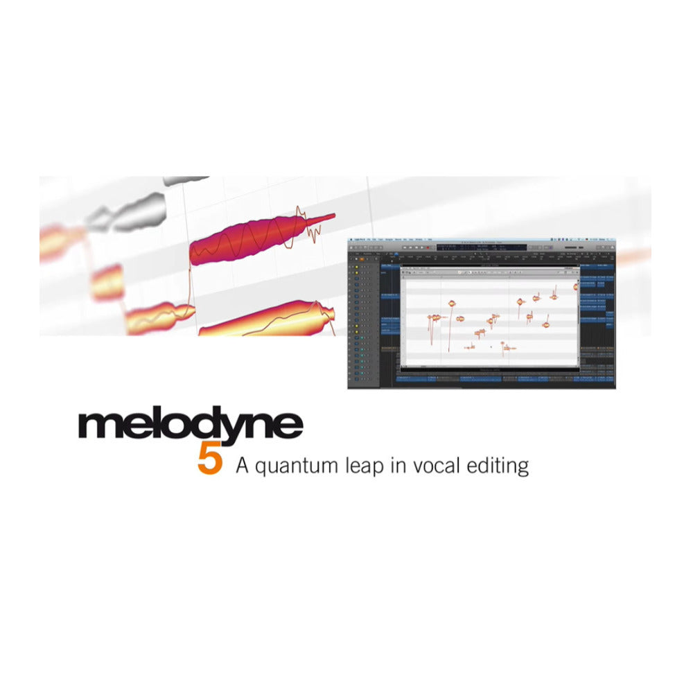 Melodyne 5 Studio Upgrade from Version 4 Professional Audio Editing Software