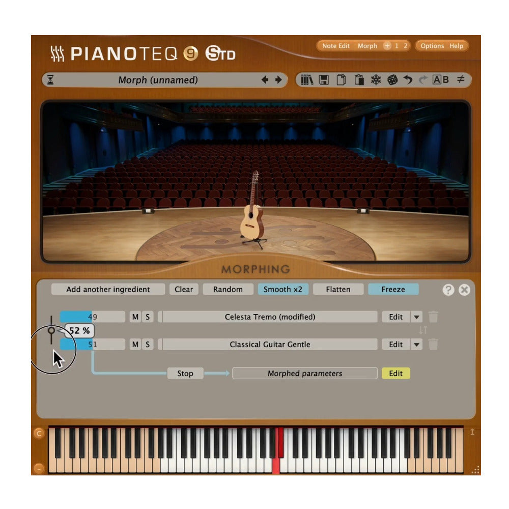 Pianoteq Celeste Add-On Virtual Instrument Bell Tone Keyboard