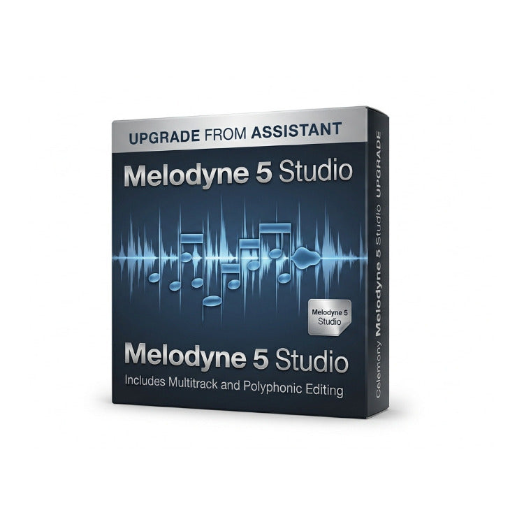 Melodyne 5 Studio Upgrade from Assistant Advanced Audio Editing Software