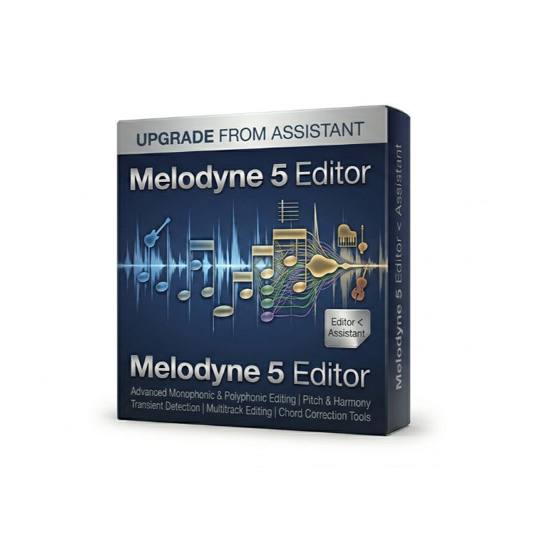 Melodyne 5 Editor Upgrade from Assistant Advanced Polyphonic Audio Editing Software