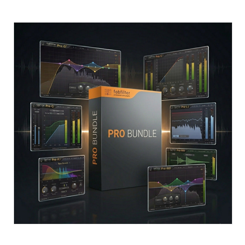FabFilter Pro Bundle Audio Mixing and Mastering Software with Professional FX Tools