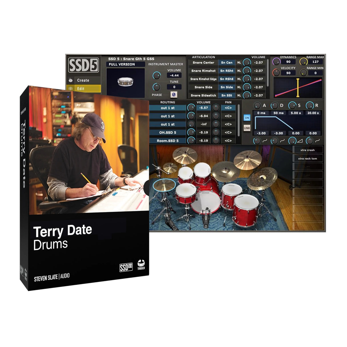 Steven Slate Drums Terry Date Expansion - Virtual Drum Expansion Library