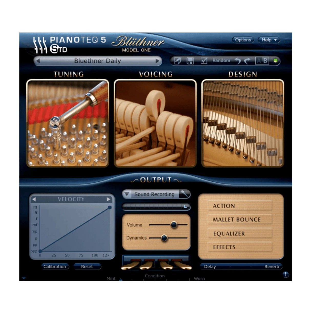 Pianoteq Bluthner Model 1 Virtual Piano Instrument Add-On