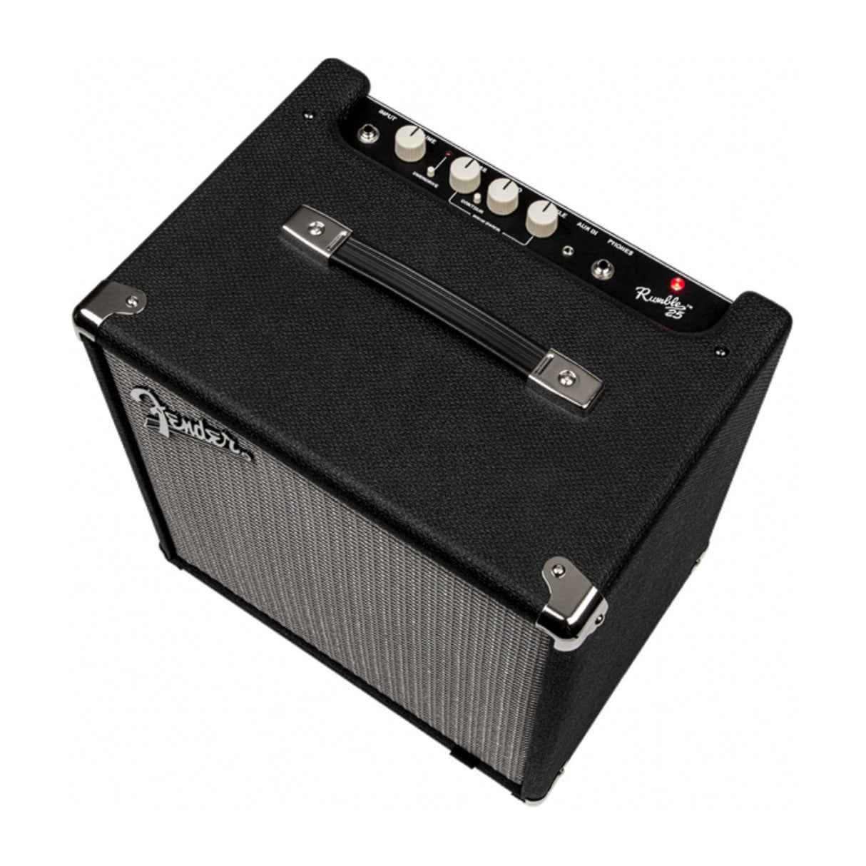 Fender Rumble 25 V3 120V 25-Watt Combo Bass Amplifier Bundle with Amp Stand