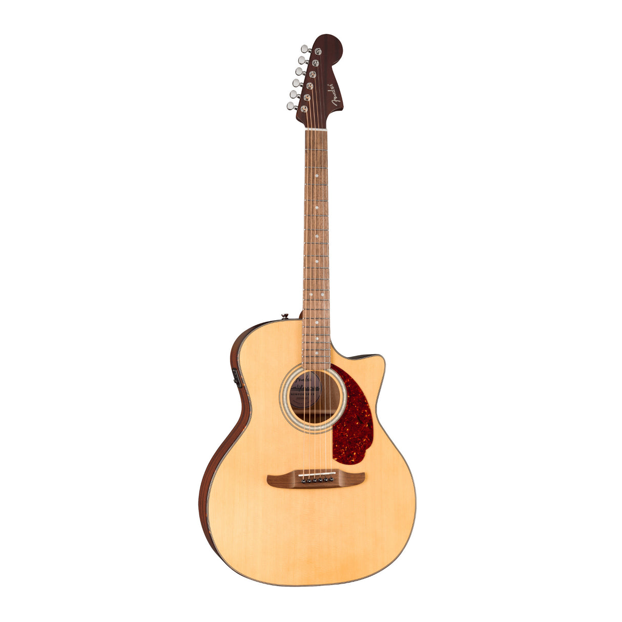 Fender California Deluxe Newporter CE with Tortoiseshell Pickguard (Natural)