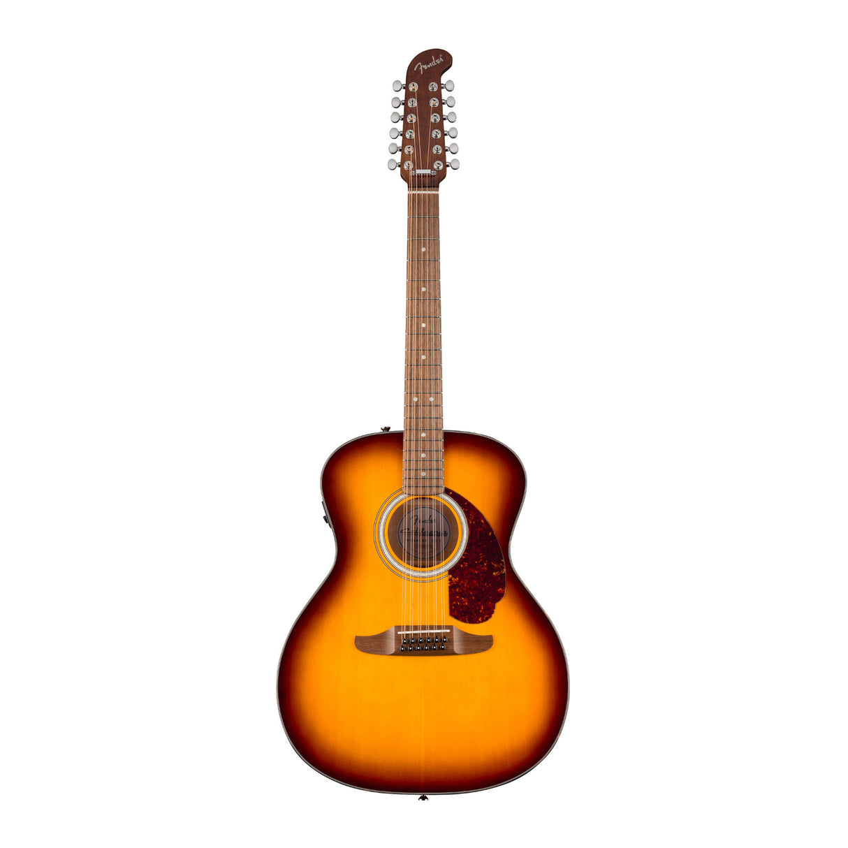 Fender California Deluxe Villager E w/ Tortoiseshell Pickguard (Honey Sunburst)