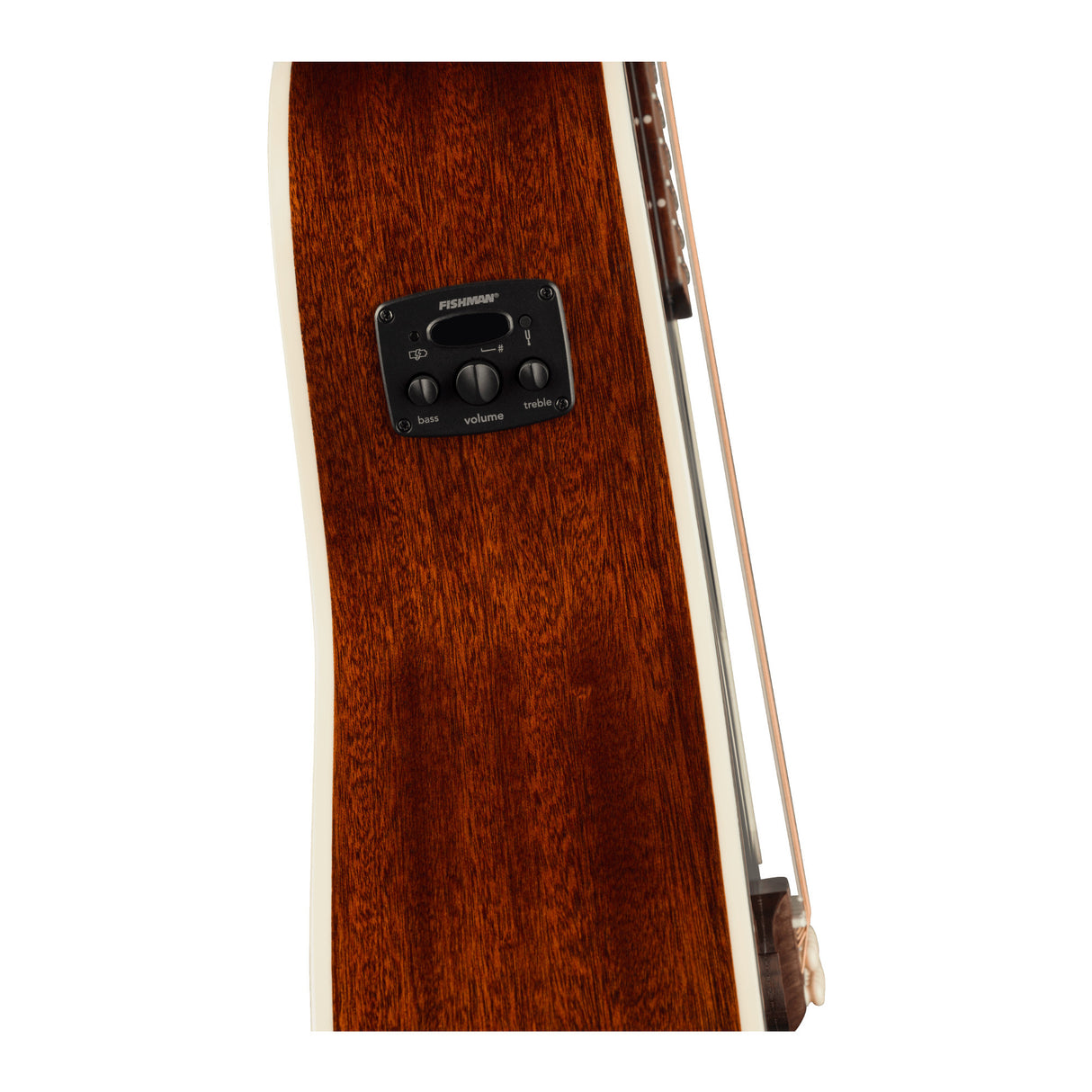 Fender California Deluxe Villager E with Walnut Fingerboard (Black)