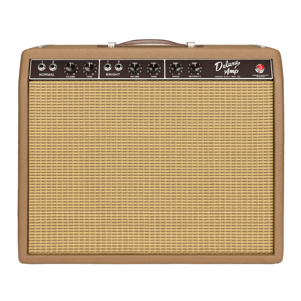 Fender '62 Deluxe Amp 120V All Tube Design w/ Tube Bias Tremolo Brown and Wheat