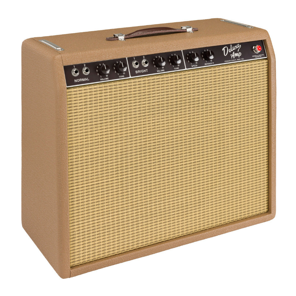 Fender '62 Deluxe Amp 120V All Tube Design w/ Tube Bias Tremolo Brown and Wheat