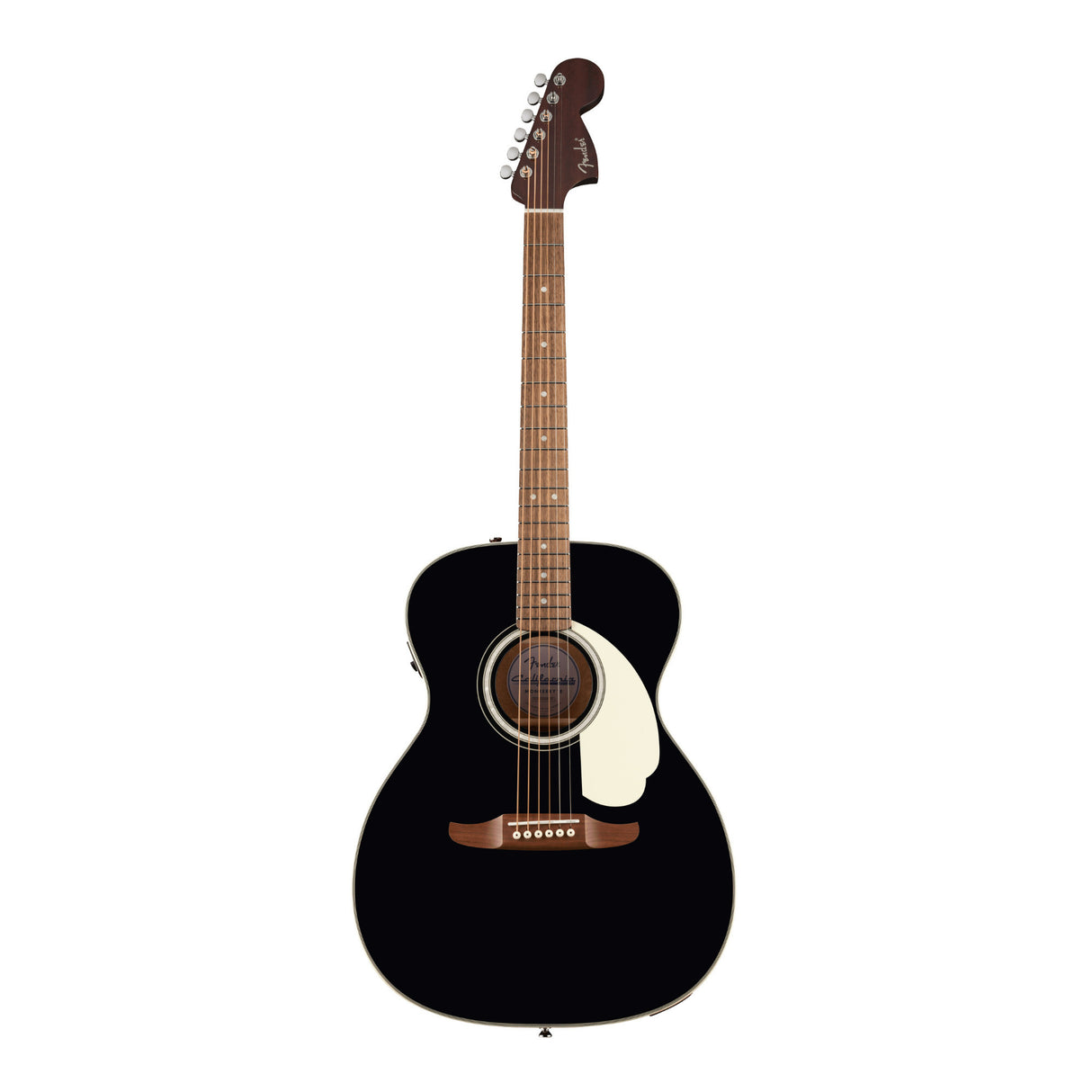 Fender California Deluxe Monterey E 6-String Acoustic Guitar (Black)