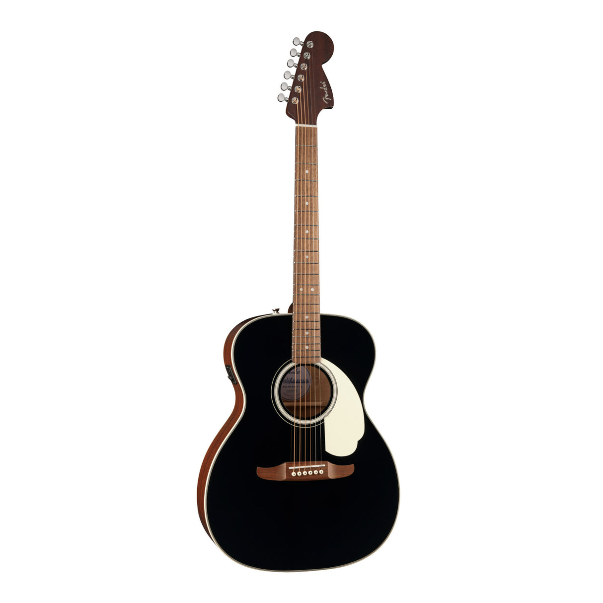 Fender California Deluxe Monterey E 6-String Acoustic Guitar (Black)