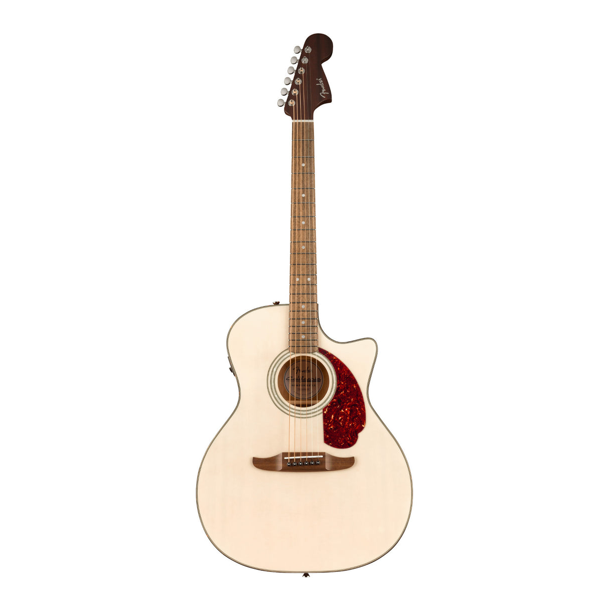 Fender California Deluxe Newporter CE with Walnut Fingerboard (White Blonde)